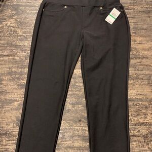 Michael Kors black stretch pants/jean. NWT XL